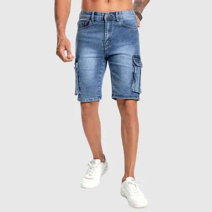 Men's Relaxed Fit Cargo Shorts with Extra Pockets - Luxivelle