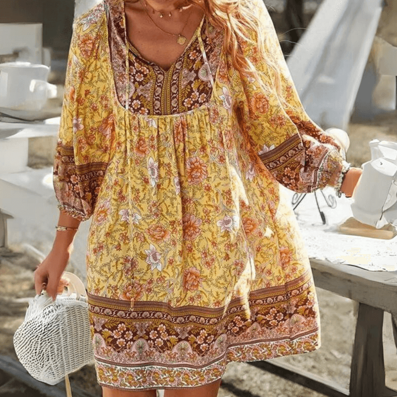 Women's Floral Summer Mini Dress