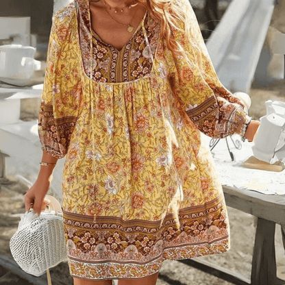 Women's Floral Summer Mini Dress