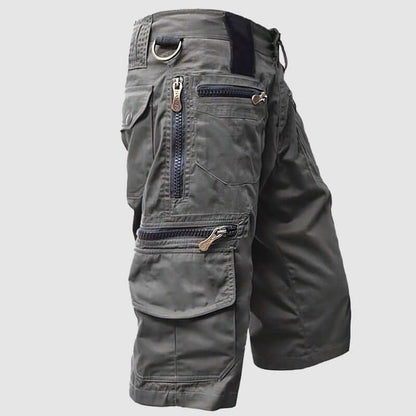 Relaxed Fit Shorts with Pockets for Men