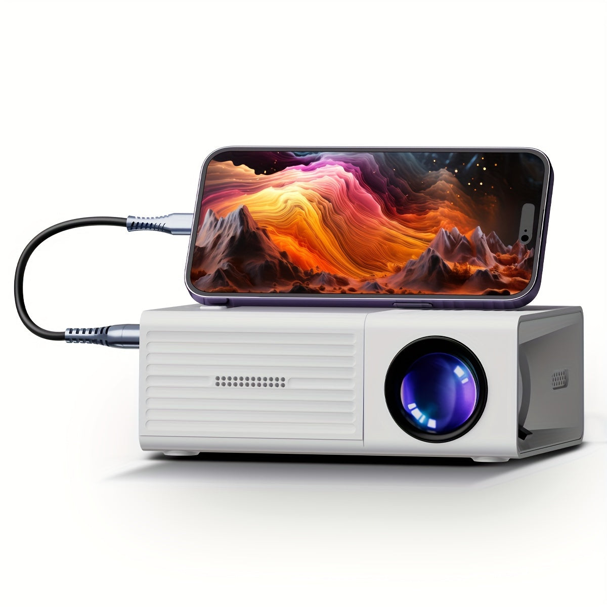Portable High Definition Mini Home Projector - Luxivelle