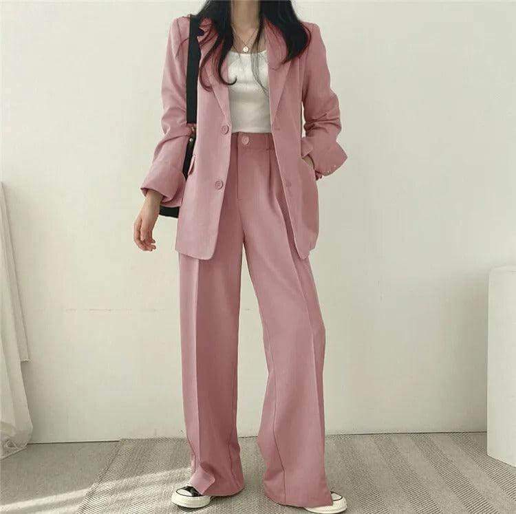 Classic Fit Jacket and Trousers Suit Set
