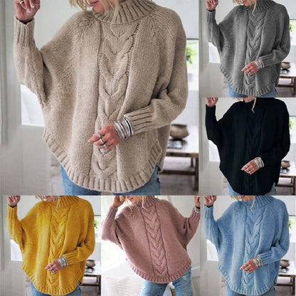 Relaxed Fit Women's Long Sleeve Sweater
