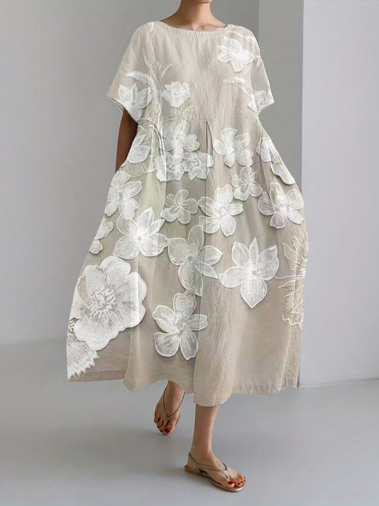 Elegant Garden Party Dress - Luxivelle