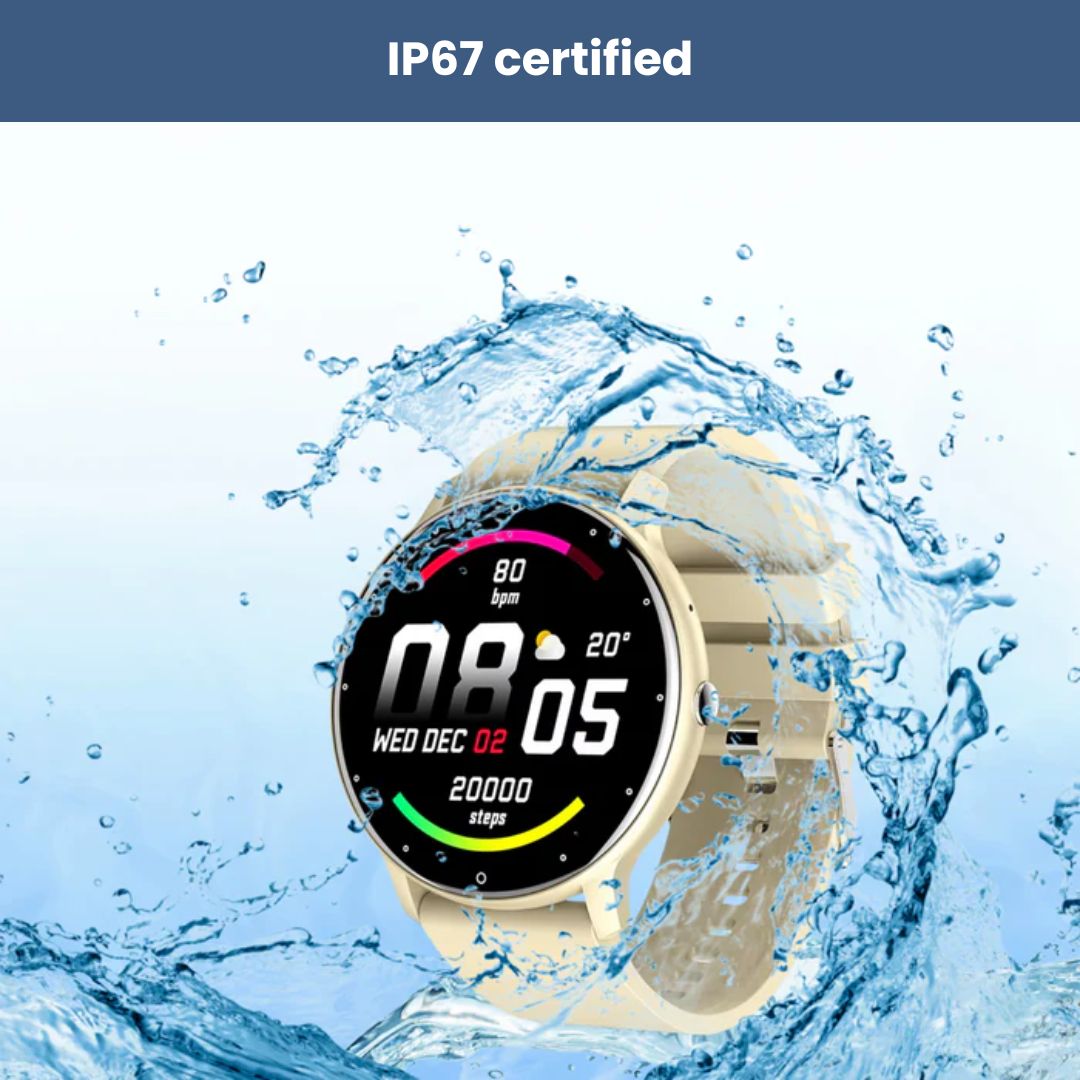 Advanced Fitness Tracker Watch with Blood Pressure Monitor