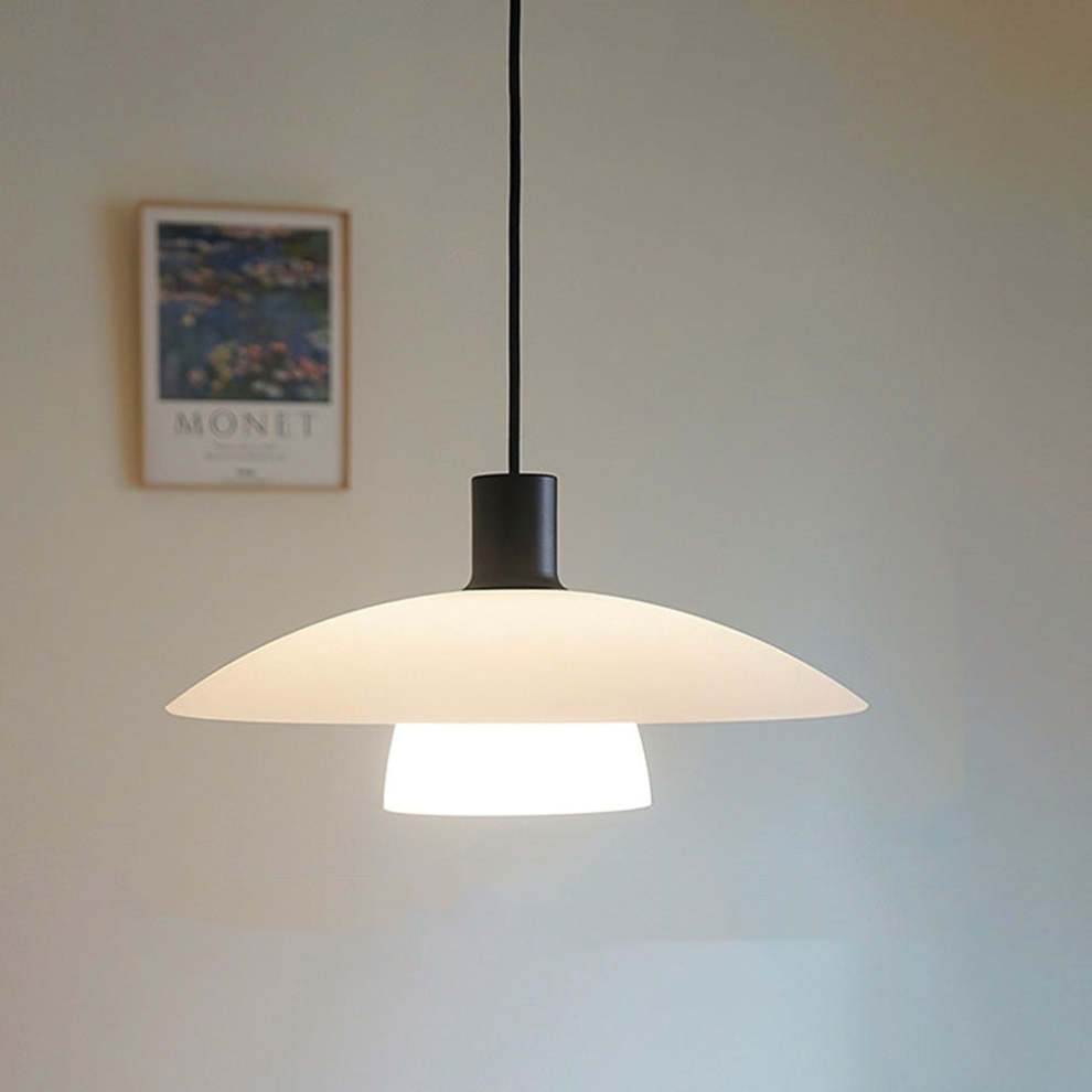 Sleek Clear Glass Hanging Light Fixture - Luxivelle