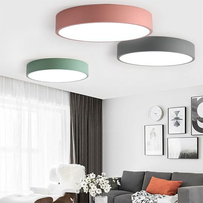 Round Indoor LED Ceiling Light Fixture