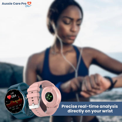 Advanced Fitness Tracker Watch with Blood Pressure Monitor