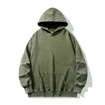 Relaxed Fit Mens Hooded Sweatshirt