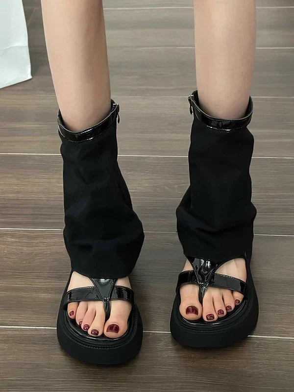 Ankle Strap Boots for Ladies - Luxivelle