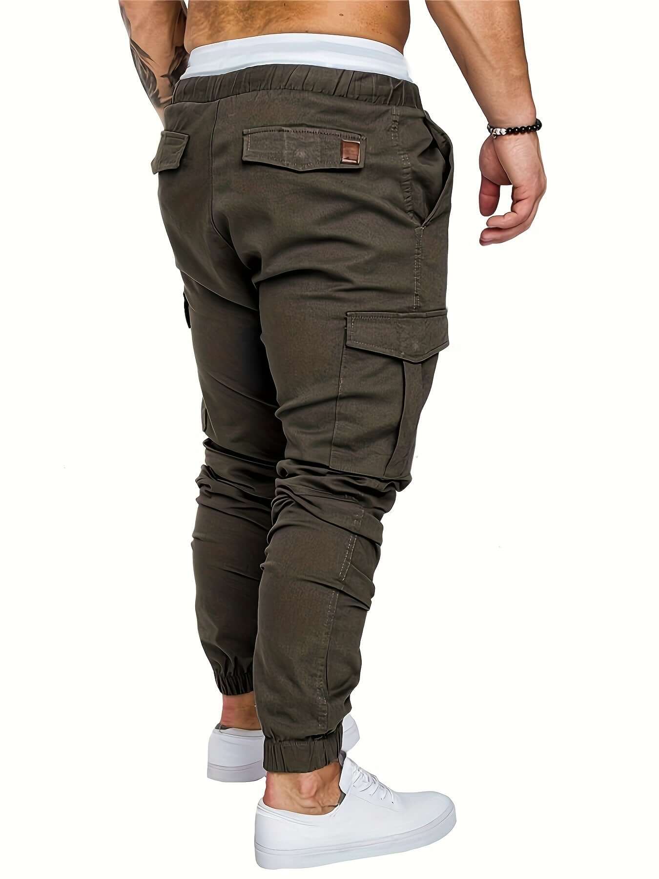 Comfortable Elastic Waist Jogger Pants for Men