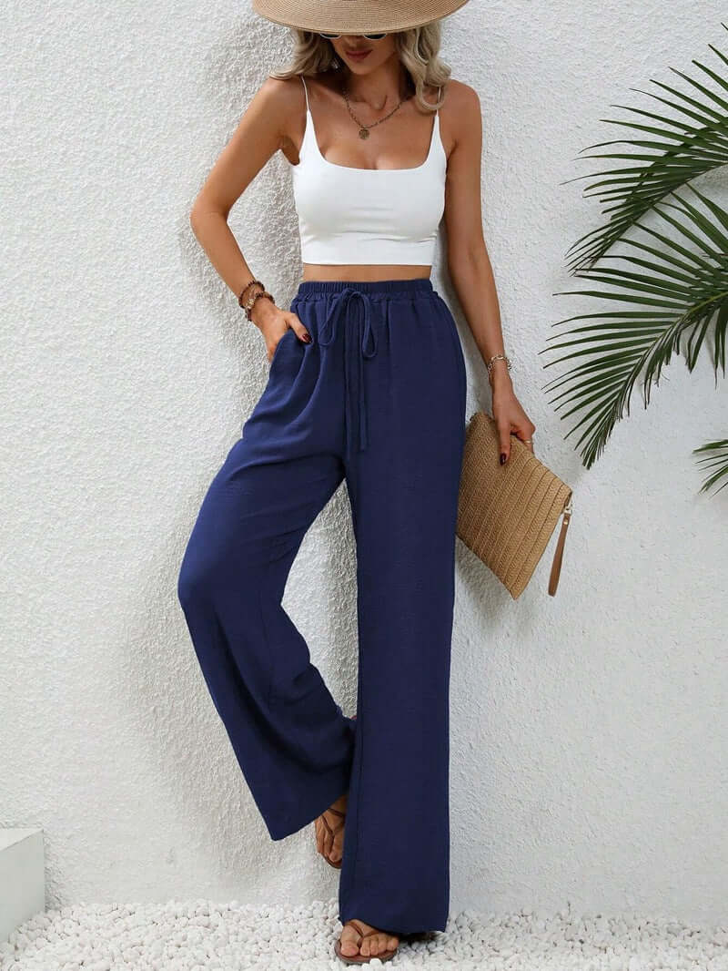 Relaxed Fit Cotton Pants