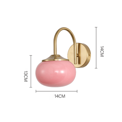 Stylish Metal Wall Lamp - 23cm