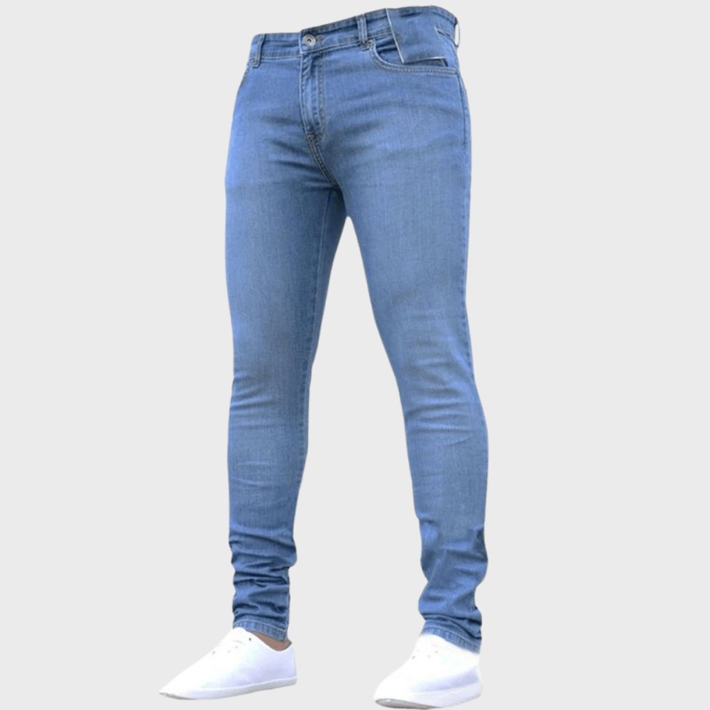 Slim Fit Men's Stretch Denim Jeans - Luxivelle