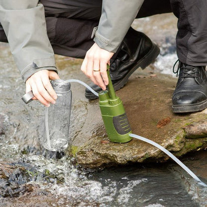 Compact Emergency Water Purifier for Camping and Hiking