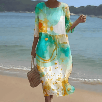 Ladies Elegant Casual Knee Length Dress