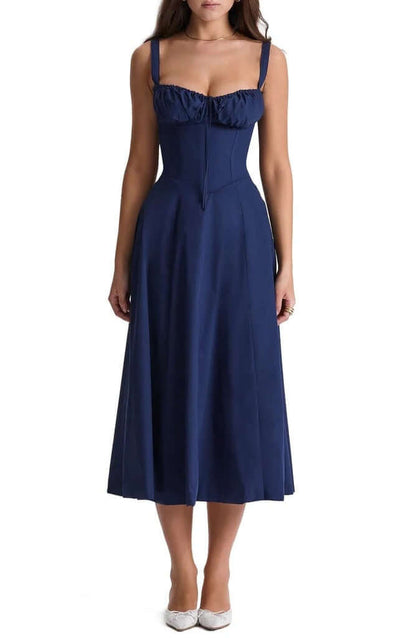 Fashionable Graphic Corset Dress