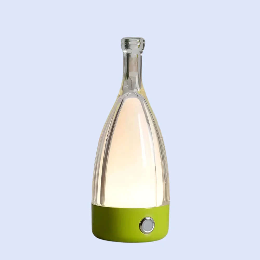 Battery Powered Wine Bottle Table Lamp