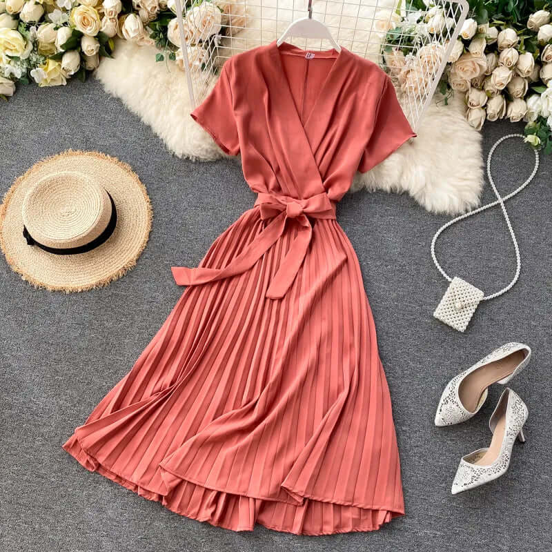 Ladies' Classic Flared Knee Length Dress
