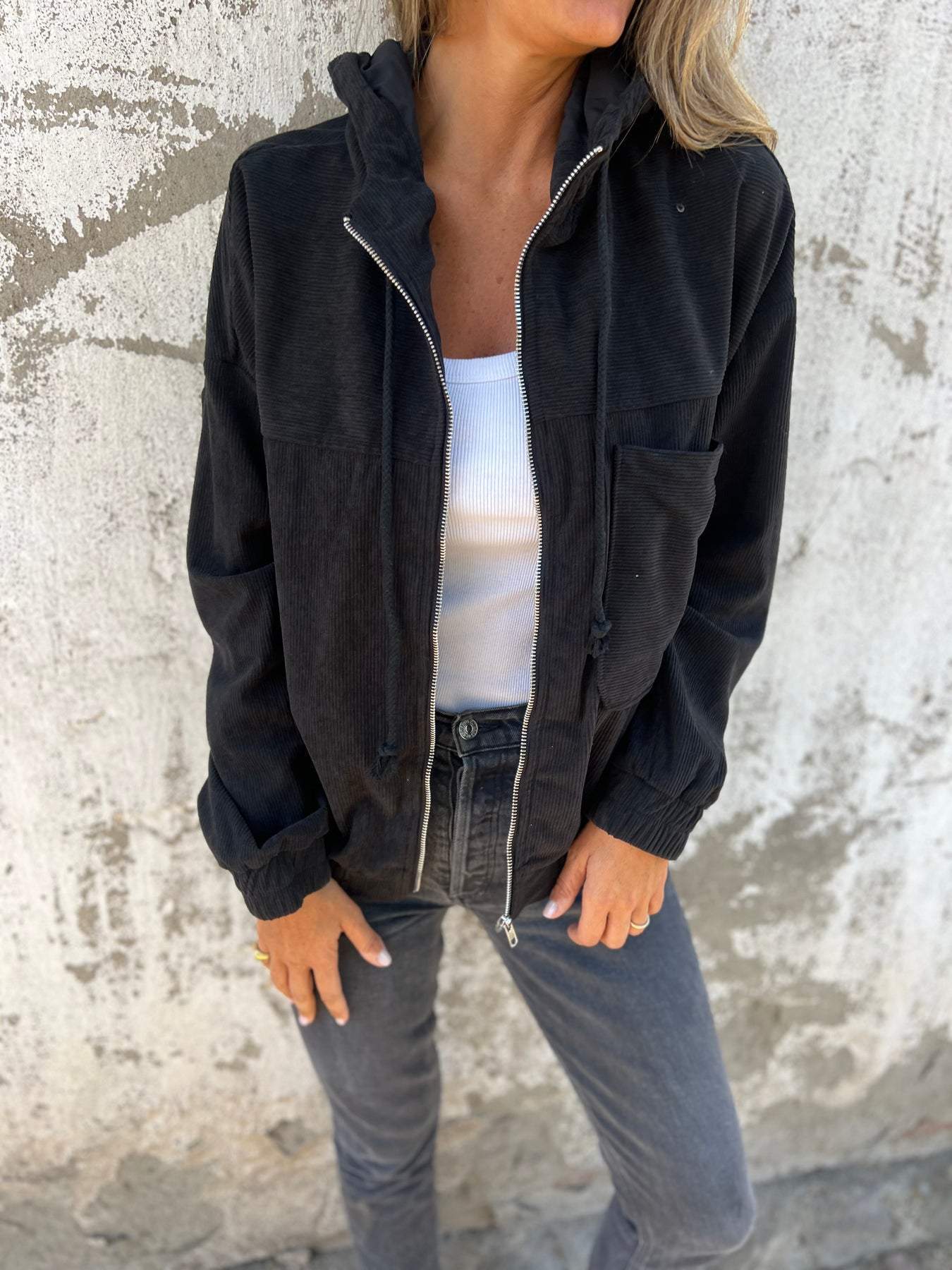 Tova Cord Jacket – Soft Cord Fabric, Casual Style-4