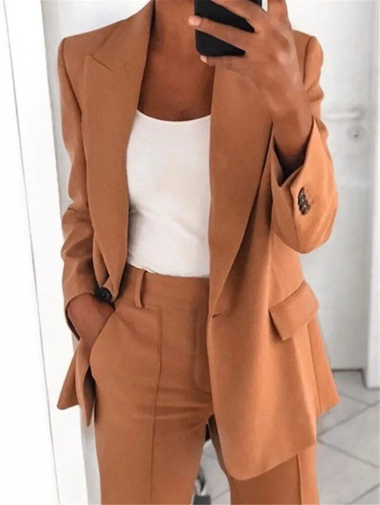 Ladies' Classic Suit Jacket Set