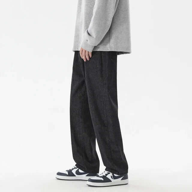 Comfortable Men's Straight Leg Casual Jeans