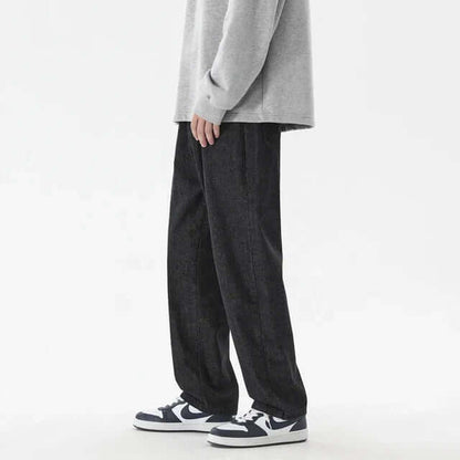 Comfortable Men's Straight Leg Casual Jeans