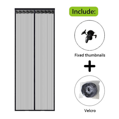 Screen Magnetic Door Curtain for Homes