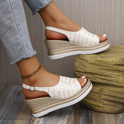 Chic Summer Wedge Sandals