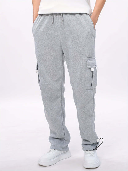 Warm Mens Jogger Pants with Extra Pockets