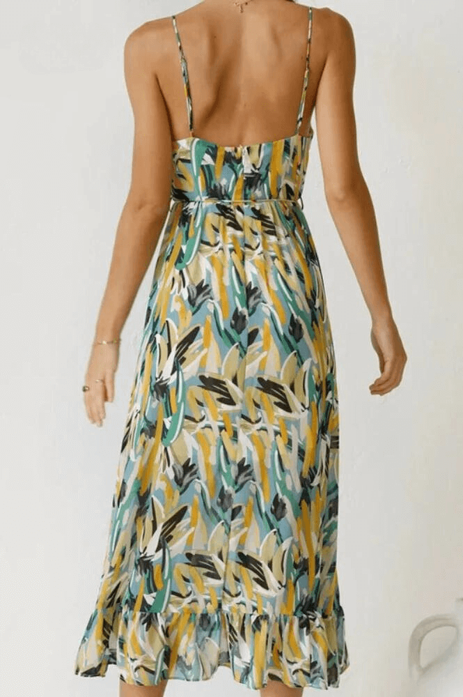 Vibrant Garden Party Dress