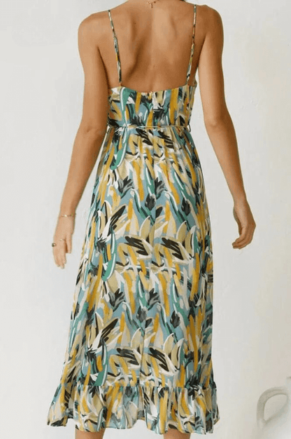 Vibrant Garden Party Dress