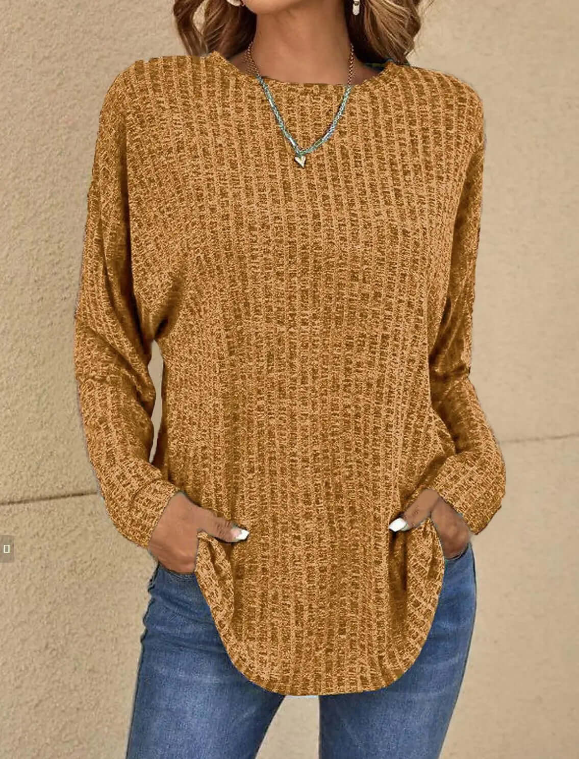 Comfortable Fit Women's Knit Relaxed Tee