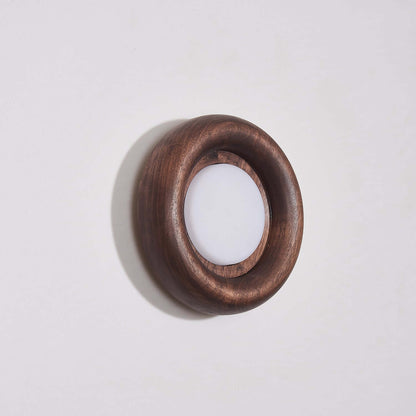 Contemporary Wooden Led Wall Lamp
