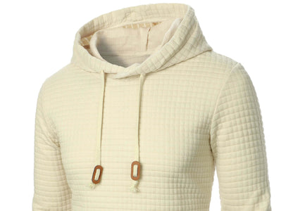 Relaxed Fit Plaid Hooded Sweatshirt