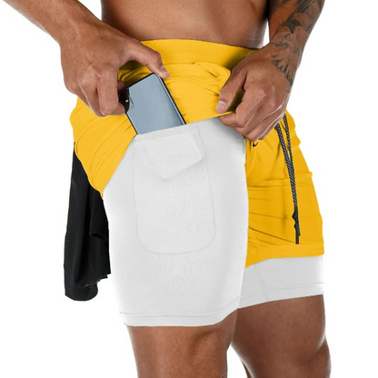 Men's Lightweight Moisture Wicking Athletic Running Shorts