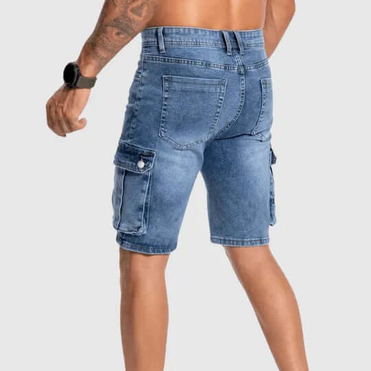 Men's Relaxed Fit Cargo Shorts with Extra Pockets