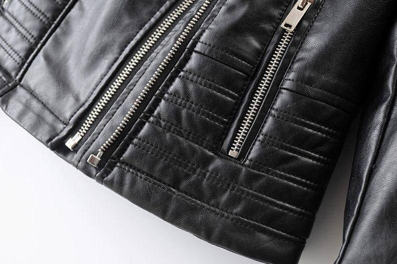 Vintage Style Leather Motorcycle Jacket