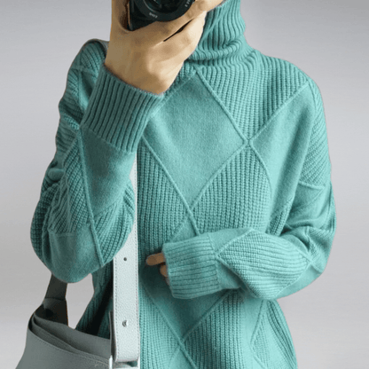 Soft Crew Neck Oversized Cashmere Sweater