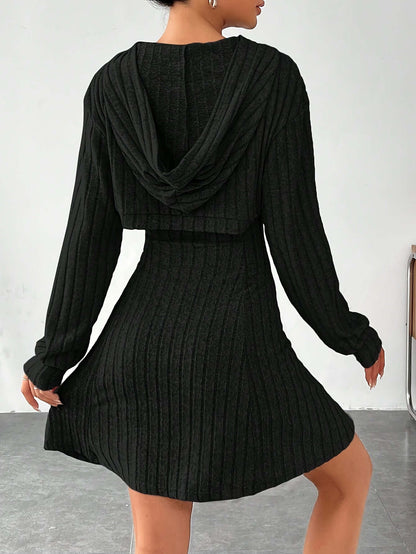 Sleeveless Textured Fit Dress
