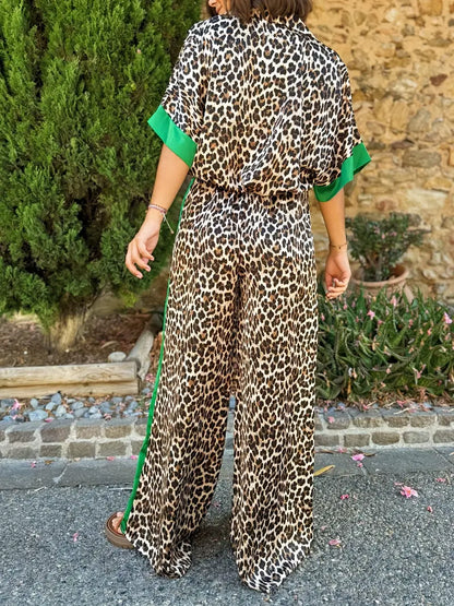 Comfortable Leopard Print Maxi Dress