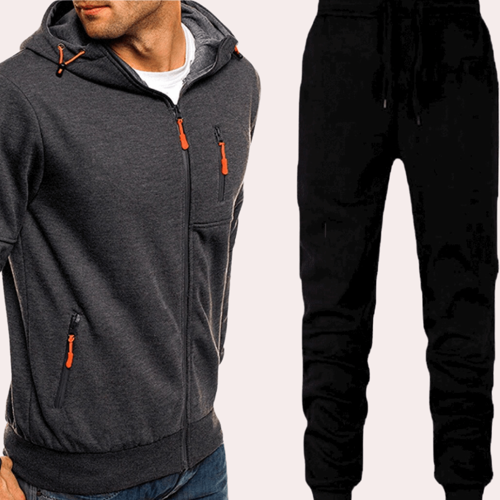 Men's Casual Sweatpants Hoodie Set