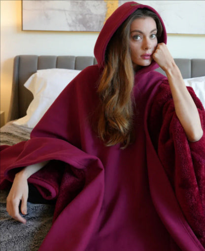 Cozy Hooded Blanket for Women