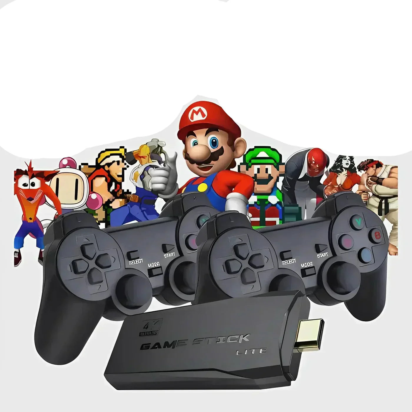 Classic Retro Gaming Console 64GB with 2 Controllers - Luxivelle