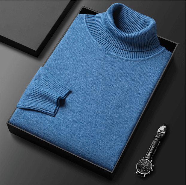 Men's Classic Fit Crew Neck Knit Sweater - Luxivelle