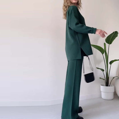 Cozy Women's Knit Sweat Suit