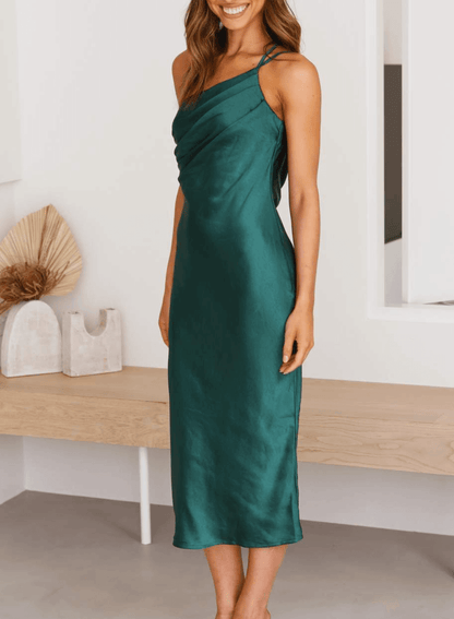 Luxurious Knee Length Slip Dress