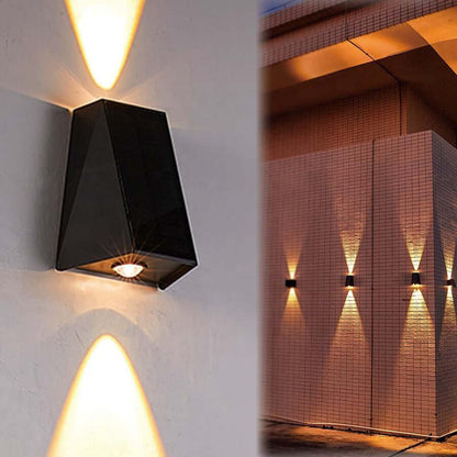Bright Outdoor Solar Powered Garden Wall Light