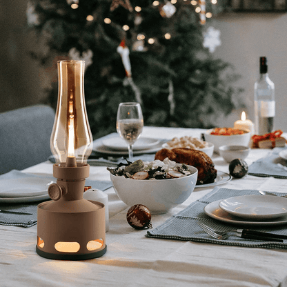 Retro LED Lantern - Rechargeable USB Powered