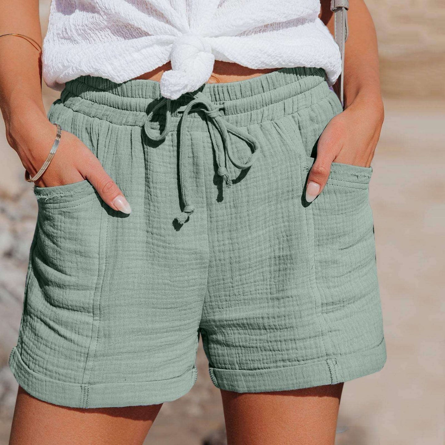 Ladies Comfortable Summer Shorts - Luxivelle